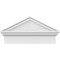 Ekena Millwork Peaked Cap Sunburst Architectural PVC Combination Pediment, 24"W x 12-7/8"H x 2-3/4"P (Pitch 6/12) PEDPC024X130PKC01 - alternate 3